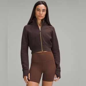 Lululemon Scuba Full-Zip Cropped Hoodie size small